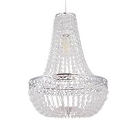 Chandelier Style Pendant Light Shade, Modern Acrylic Crystal Ceiling Lightshade, Easy Fit, Height 45 cm Width 36