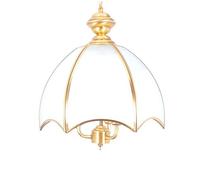 Chandelier Three Light Source Copper Material Suitable for Living Room Dining Room Study Room Bedroom Corridor Balcony Stairs Path Hotel Restaurant Cbar Library, Bronze
