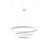 Chandelier White Aluminum 110x110x150cm Modern LED 150W 17210lm CRI90 Minimalist
