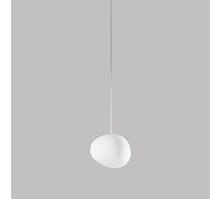 Chandelier , White Goose Egg Small Ceiling Hanging Lamp Glass Shade Pendant Light E27 1-Light Semi-recessed Suspended Chandelier Height Adjustable Set Luminaire Restaurant Exhibition Hall Cafe(A)