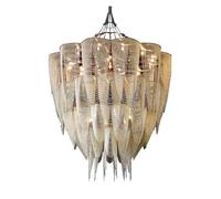 Chandeliers, 2025 Provider Big Long Living Room Staircase Pendant Light Extraordinary High Level Ceiling Lamp Entrance Hanging(White Light,D500 H900MM)