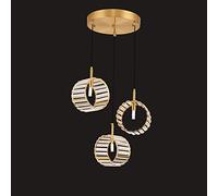 Chandeliers All Copper Luxury Crystal Pendant Light Home Chandelier Compatible with Living Dining Room Balcony Corridor Kitchen Island Lamp Sus