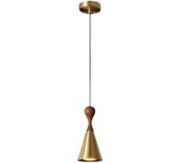 Chandeliers, Antbrass Industrial Lightirustic Walnut Hangiceilingp Led/D/a