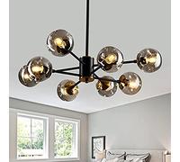 Chandeliers, Ceiling Lights, 8 Lights Lighting with Glass Balls Classic Vintage Ceiling Light for Kitchen Living Room Dining Room Bedroom Farmhouse