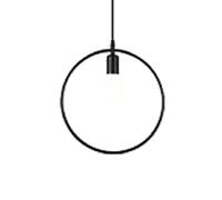 chandeliers chaner Circular Industrial Pendant Lamp Creative Hanging Light Black Adjustable Single Head Chaner Vintage Metal Ceiling Lighting Fixture Restaurants Farmhouse Lights
