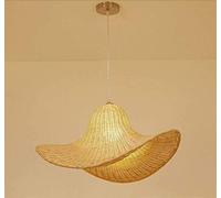Chandeliers, Corridor, Tea Room Restaurant Chinese Style Creative Hand-Woven Hat Ceiling Lantern Bedroom Rattan