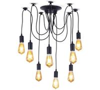 Chandeliers Crystal Ceiling Light Ceiling Spider Light, Industrial Rustic Style Metal, Classic Adjustable Diy Pendant Lighting Fixture, With E26 Base, For