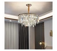 Chandeliers, Crystal Post-Modern Atmospheric Home Crystal Liviroom Light High-End Diniroom Bedroomp (D60Cm H24Cm Three Colour/D50Cm H24Cm/Three Colour