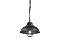 Chandeliers, Iron Art Pot Light Fixture,V-Intage Farmhouse Retro Hangingp, Simple Retro Country Decoration Bulb E27 Ceilifor Kitchen Island Warehouse Garage Large Dome,Hangiligh