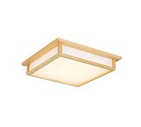 Chandeliers, Japanese and Concise Without Pattern Square Ceiling Light High Light Transmission Acrylic lampshade Ceiling Lamp Warm Light and Cold Light Two-Color Adjustable Suitable for S