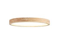 Chandeliers, Japanese style round LED Flush Mount Ceiling Light Solid wood border natural texture Ceiling Lamp Warm light 3000K is not adjustable Ceiling Lighting For bedroom, lounge, livin