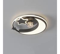 Chandeliers, LED Creative Energy Saving Flush Mount Ceiling Light 3000K/45000K/6000K Adjustable Ceiling Lamp 48W High Brightness Home Ceiling Lights for Children's Rooms Ceiling Lighting Fixture, (Co