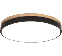 Chandeliers, LED Flush Mount Ceiling Light Minimalist Round Ultra-Thin Embedded Ceiling Light Three-Color Adjustable Energy Saving Ceiling Lights Rust-Proof Iron Frame Easy to Install Home Ligh