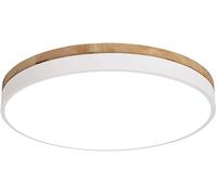 Chandeliers, LED Flush Mount Ceiling Light Minimalist Round Ultra-Thin Embedded Ceiling Light Three-Color Adjustable Energy Saving Ceiling Lights Rust-Proof Iron Frame Easy to Install Home Ligh