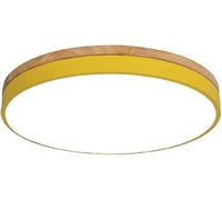 Chandeliers, LED Flush Mount Minimalist Round Ultra-Thin Embedded Light Three-Color Adjustable Energy Saving Ceiling Lights Rust-Proof Iron Frame Easy to Install Home Ligh