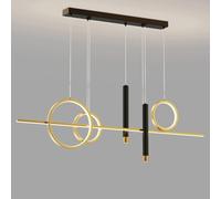 Chandeliers, Led Linear Light Fixture, Hangilightiabove Dinitable with 2 Downlights Kitchen Island Barp, 3-Color Dimmi62W, 3000K-6000K Lightifixtures/D/a