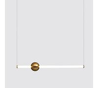 Chandeliers, Led Metal Clear Glass Light,1-Light Modern Rod Hangilight Fixture Ceilihangilight for Kitchen Island Bedroom Diniroom/D/a