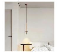 Chandeliers, Led Pendant Lamp Nordic Modern Chandelier Bedroom Bedside Long Line Simple Hanging Ceiling Light Home Decor(Yellow Stone)