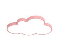 Chandeliers, Minimalist Cloud Shape Flush Mount Ceiling Light Ultra-Thin 2.36in Iron Frame Ceiling Lamp LED 24W Energy Saving Ceiling Lights Shop 's Room Park Decoration (Color : Pink