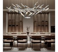Chandeliers, Modern Design Chandelier Luxury Hotel Lobby Interior Dining Room Living Decorative(L120CM,Warm Light)
