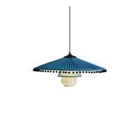 Chandeliers, New Chinese Style Cloth, Classical Decolight, Bedroom Bedside Lightiwith Retro Background Wall, for Liviroom, Diniroom, Tea House/Blue/a