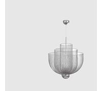 Chandeliers Nordic Designer Lamp Modern Simplicity Iron Art Led Pendant Light for Dining Room Restaurant Creative Gold 45cm Silvery Dia 60cm