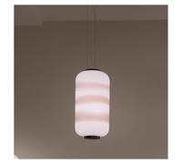 Chandeliers, Nordic Designer Smoke White Glass LED Lamp Bedroom Study Hotel Chandelier Living Room Sofa Atmosphere Art Decor Lighting(D25 H50cm)