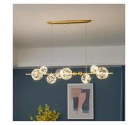 Chandeliers, Nordic Living Room Chandelier Full of Stars Restaurant Lamp Modern Net Celebrity Ring Magic Beans Creative Bedroom Pendant Light(Warm White,8 Heads)