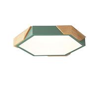 Chandeliers, Nordic Minimalist six-Sided Shape LED Flush Mount Ceiling Light Fixture Cold Light, Warm Light, Neutral Light, Three Colors Adjustable Ceiling Lamp Ultra-Thin 1.9 inches Ceiling Li