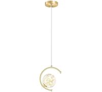 Chandeliers, Nordic Modern Pendant Lights Hardware Glass Height Adjustable Lamps LED Base Chandelier Elegant Noble Suitable for Sitting Room Coffee Shop Suspension Lamp(Gold)