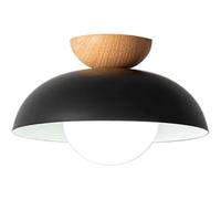 Chandeliers, Nordic Style Wrought Iron and Semi-Recessed Ceililight with E14 Single-Head for Bedroom Corridor Entrance Decolighting/K/a