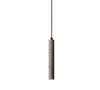 Chandeliers, Retro Cylinder Light Industry Concrete Cementp Bedroom Bedside Height Adjustable for Bar Kitchen Island/Gray/a