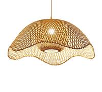 Chandeliers,Rsonality Straw Hatp Southeast Asia Tropical Light Japanese Styleps and Stairps Weavinatural Wicker Ceilihangilight/60Cm/a