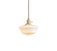 Chandeliers, Simple French Hangingp,-Shaped Island Style E27 Bulb Ceramic Glass Light Fixture, Modern Rural Farmhouse Decoration Ceilifor Kitchen Restaurant