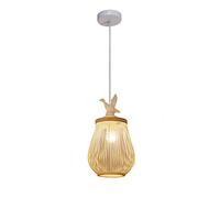 Chandeliers, Single Head New Chinese Style Diniroom Lightifixture Table Rust Proofp Wood Hangingps Weavingchaners Light Bedside Kitchen Island