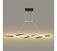 Chandeliers Small Ceiling Light Modern LED Pendant Lighting for Dining Room & Kitchen Island Dimmable Pendant Light Dimming Linear Contemporary Adjustable Fixture Wave Ceiling Chandelier,Hanging Ligh