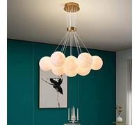 Chandeliers Small Ceiling Modern 3D Printed PLA Lampshade Night Light Universe Planet Moon Creativity Lantern Dinning Room Bar Pendant Lights Home Child Bedroom LE