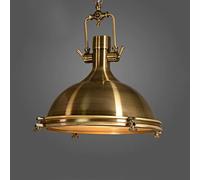 Chandeliers, V-intage Retro Glass Pendant Lamps Fixture Luminaire Amber Loft Industrial Style Suspension Round Hanging Lights Dining Room Deco(Amber)