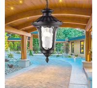 Chandeliers, Victorian Retro Black Exterior Ceiling Chandelier Outdoor Villa Gazebo Grape Rack Farmhouse Gazebo Hanging Landscape Chandelier Hanging Lig