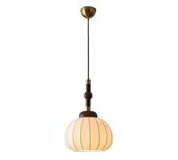 Chandeliers, Woodp, Silkworm Cocoon Hangilight with E27 Base Retro Wabi-Sabi for Liviroom Showroom/Color/30Cm/11.81In