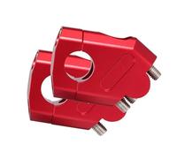 CHandlebar Compatible With XJR1200 For XJR 1300 Handlebar Riser Bar Mount Handle Clamp Motorcycle Accessories Motorbike Dirt Bikes Handle Bars Riser(22mm Red)