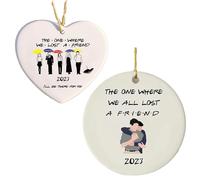 Chandler and Joey Hugging Christmas Ornament, Memorial Chandler Bing Ornament, The ONE Where WE All Lost A Friend, Chandler Bing 2023 Ornament, Christmas Tree Hanging Presents, (J)