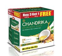 Chandrika Ayurveda Soap For Healthy Skin 75g (Pack of 4)