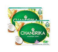 Chandrika Soap Refreshing Bathing Experience Deep Cleansing Soap With Ayurvedic And Natural Skincare Soap 75G Pack Of 2