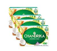 Chandrika Soap Refreshing Bathing Experience Deep Cleansing Soap With Ayurvedic And Natural Skincare Soap 75G Pack Of 4