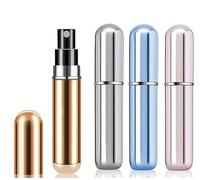 ChaneeHann 4PCS Perfume Atomiser, 5ML Refillable Perfume Spray Bottle, Portable Mini Spray Travel Bottle, Easy to Refill Empty Atomiser Bottle for Purse, Handbag, Pocket and Luggage