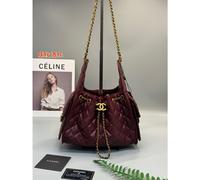 Chanel 25bag Handbag Quilted Lambskin Medium