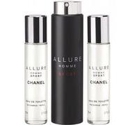 Chanel Allure Homme Sport Eau De Toilette Spray 3 X 20ml