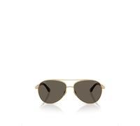 Chanel Chanel Ch4298H Pilot Metal Sunglasses Brown