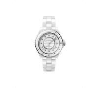 Chanel Chanel H5705 J12 Steel, Ceramic and 0.09ct Diamond Automatic Watch White